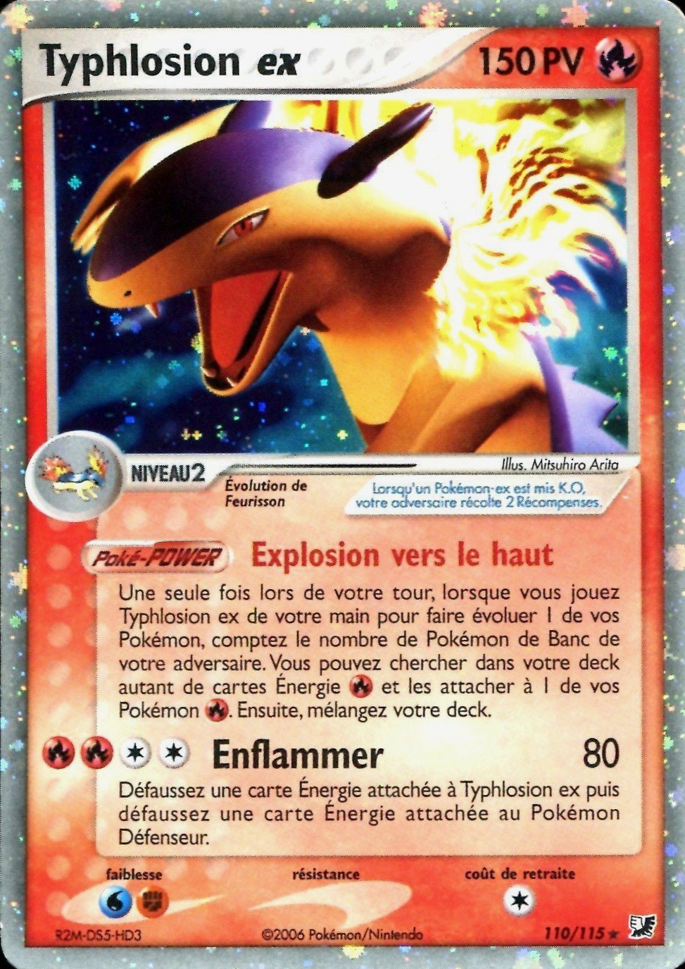 Typhlosion ex (EX Forces Cachées 110) — Poképédia