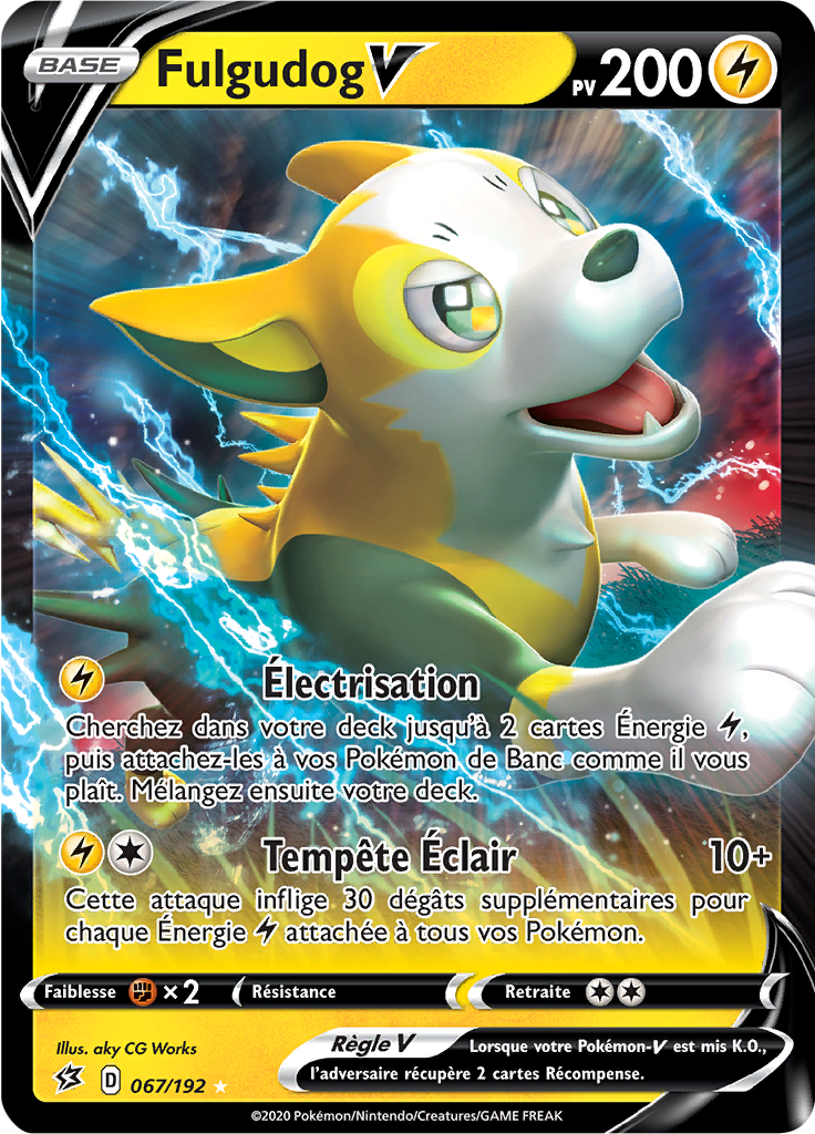 Fulgudog-V (Épée et Bouclier Clash des Rebelles 067) — Poképédia