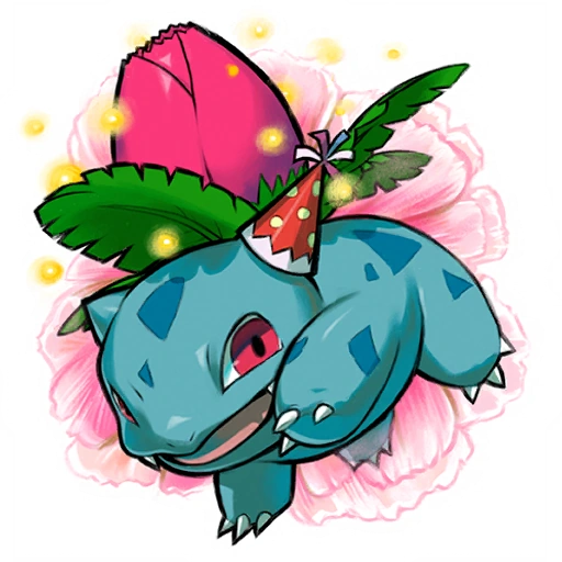 Fichier:Sticker 9e anniversaire (Herbizarre) - GO.png