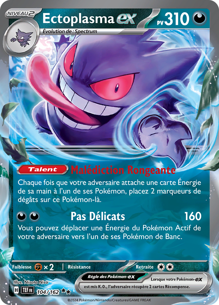 Ectoplasma-ex (Écarlate et Violet Forces Temporelles 104) — Poképédia