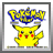 Icône de Pokémon Version Jaune sur le menu HOME de la 3DS.