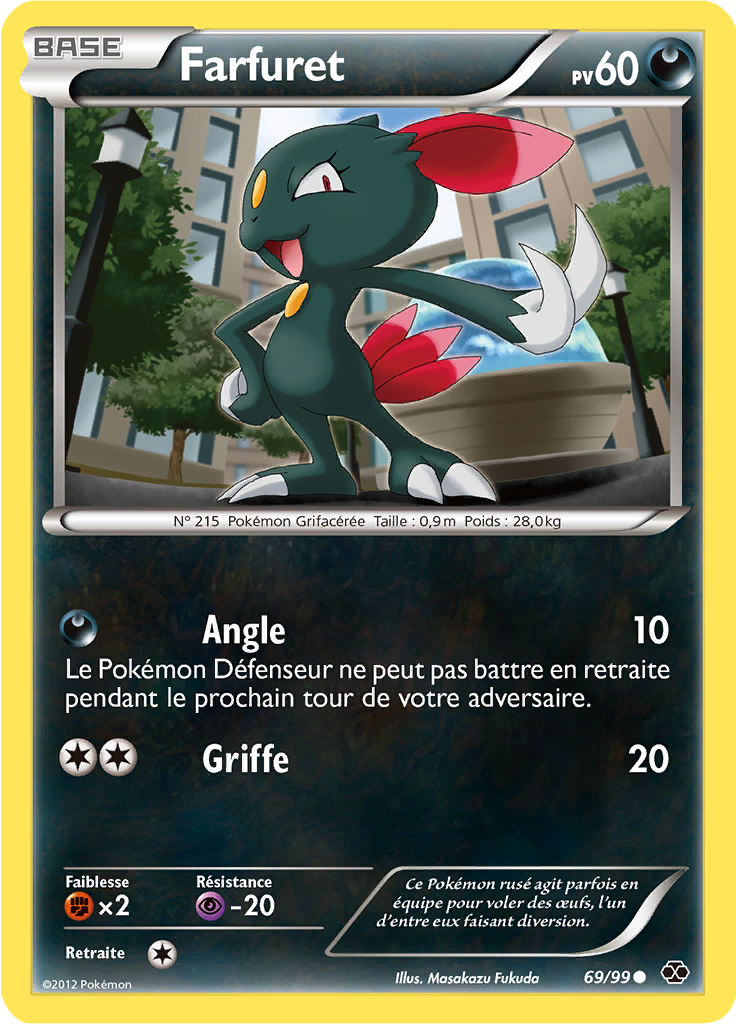 Comment Faire Evoluer Farfuret Pokemon Diamant Farfuret (Noir & Blanc Destinées Futures 69) — Poképédia