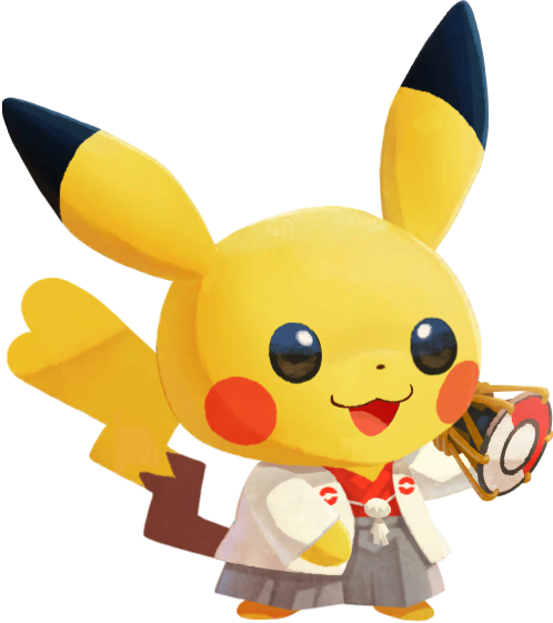 Fichier:Pikachu femelle (Hakama 2022)-CM.png