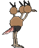 Fichier:Sprite 0085 ♀ dos XY.png