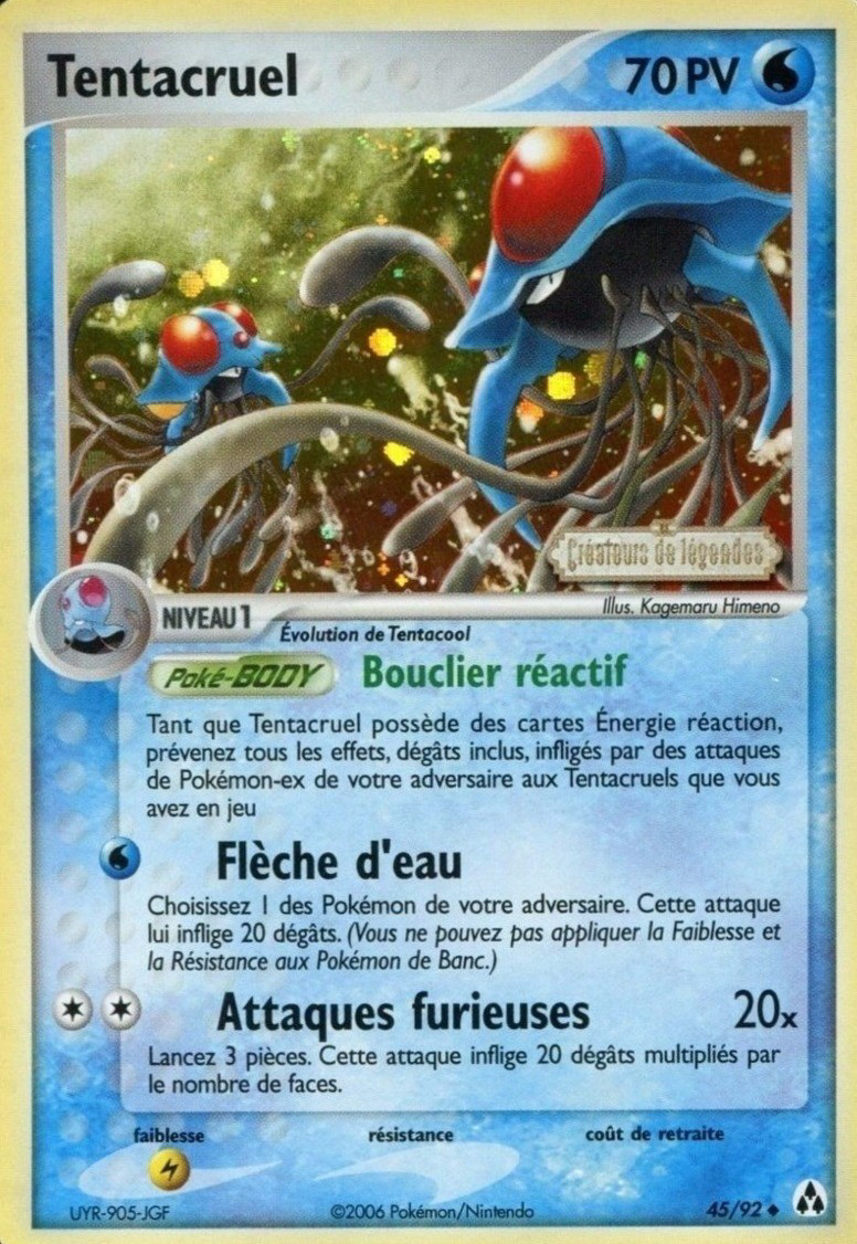Tentacruel (EX Créateurs de légendes 45)