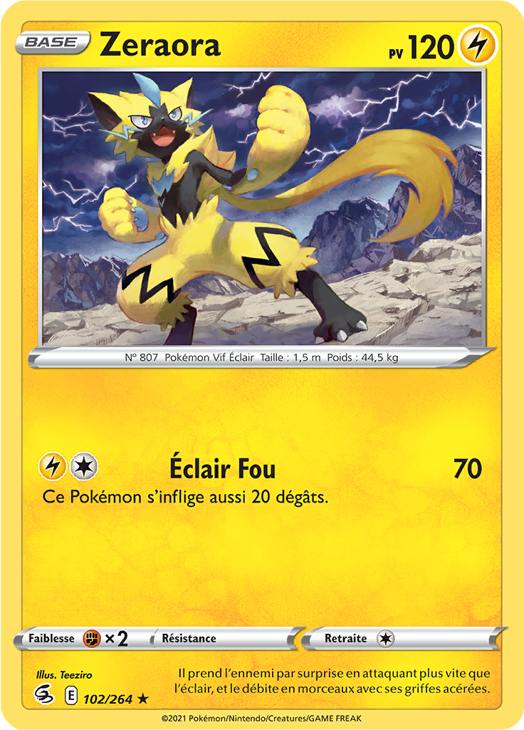 Zeraora, PokéPédia