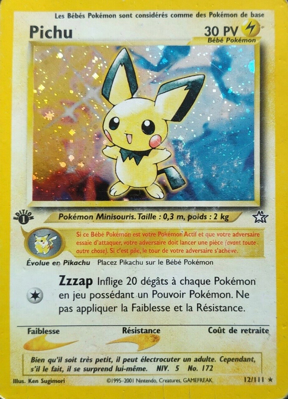 Pichu Neo Genesis 12 Pokepedia Pichu Neo Genesis 12 Pokepedia