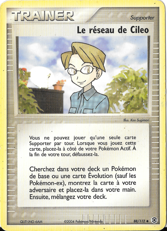 Le réseau de Cileo (EX Rouge Feu & Vert Feuille 88) — Poképédia