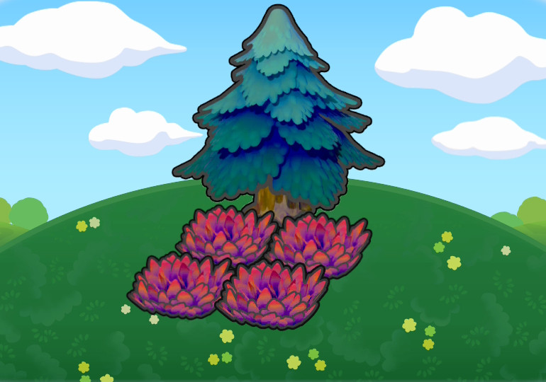 Fichier:Hautes herbes rouges sous un arbre Pokopia.png