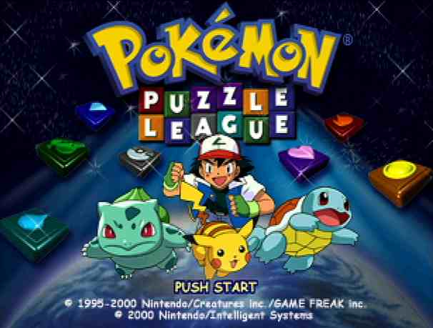 Fichier:Menu principal Pokémon Puzzle League.jpg