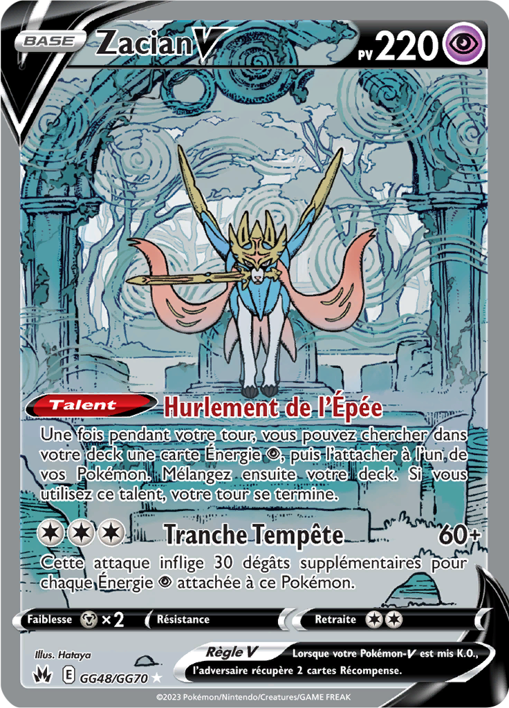 ZacianV (Zénith Suprême GG48) — Poképédia