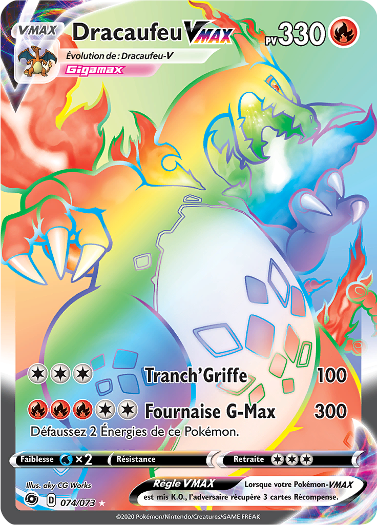 Présentation 40+ imagen carte pokemon dracaufeu shiny vmax fr