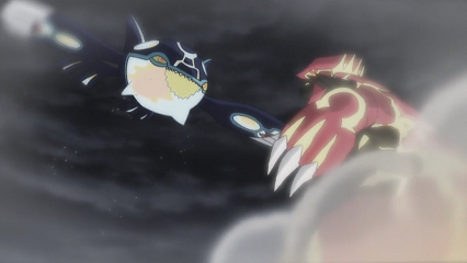 Fichier:XY092 - Primo-Kyogre et Primo-Groudon (Flash-back).png