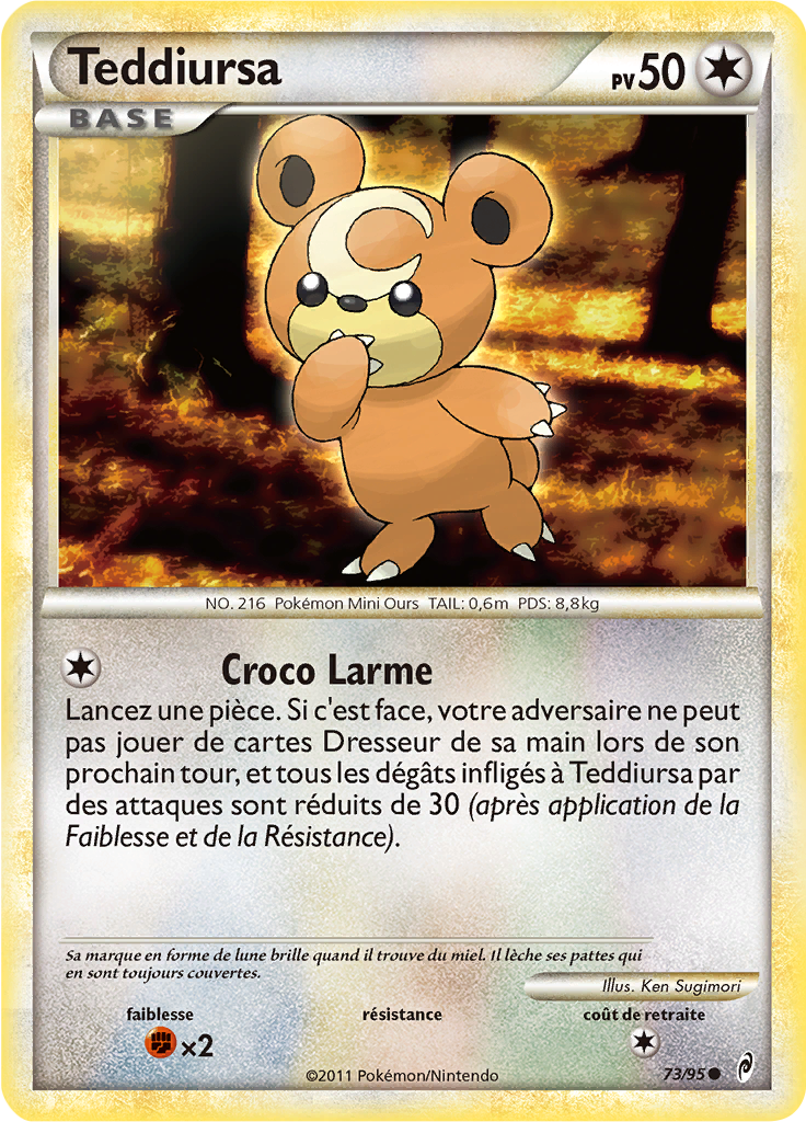 Pokemon Diamant Etincelant Arbre A Miel Teddiursa (L'Appel des Légendes 73) — Poképédia