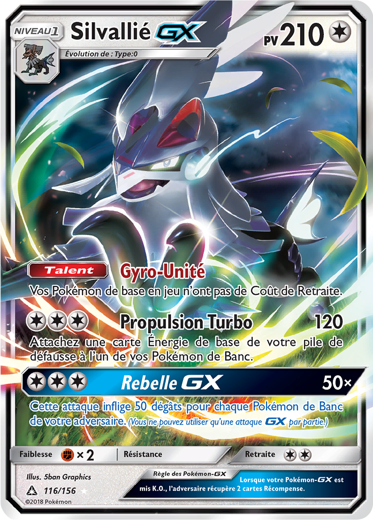 SilvalliéGX (Soleil et Lune UltraPrisme 116) — Poképédia