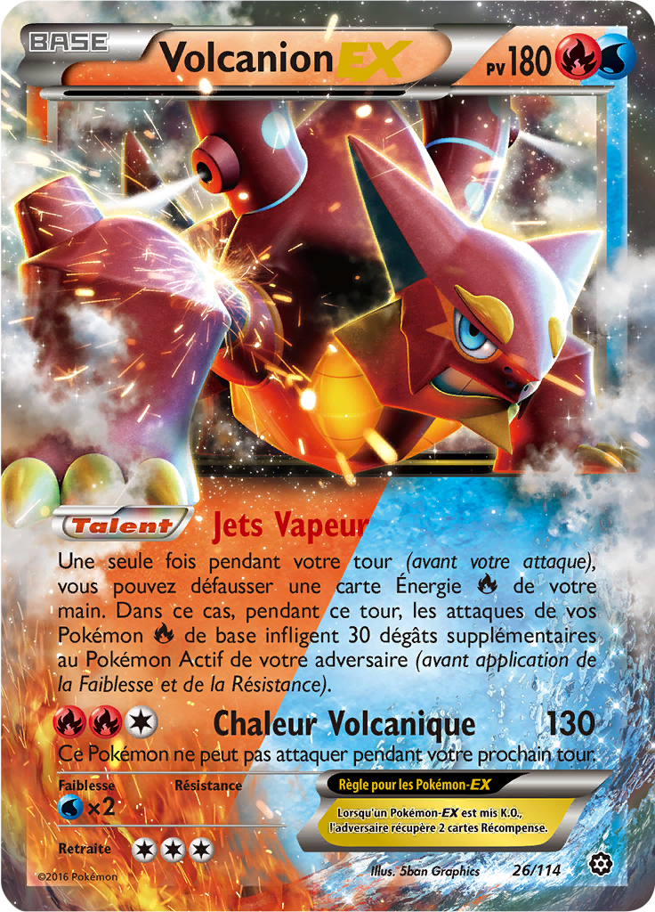 Volcanion-EX (XY Offensive Vapeur 26) — Poképédia