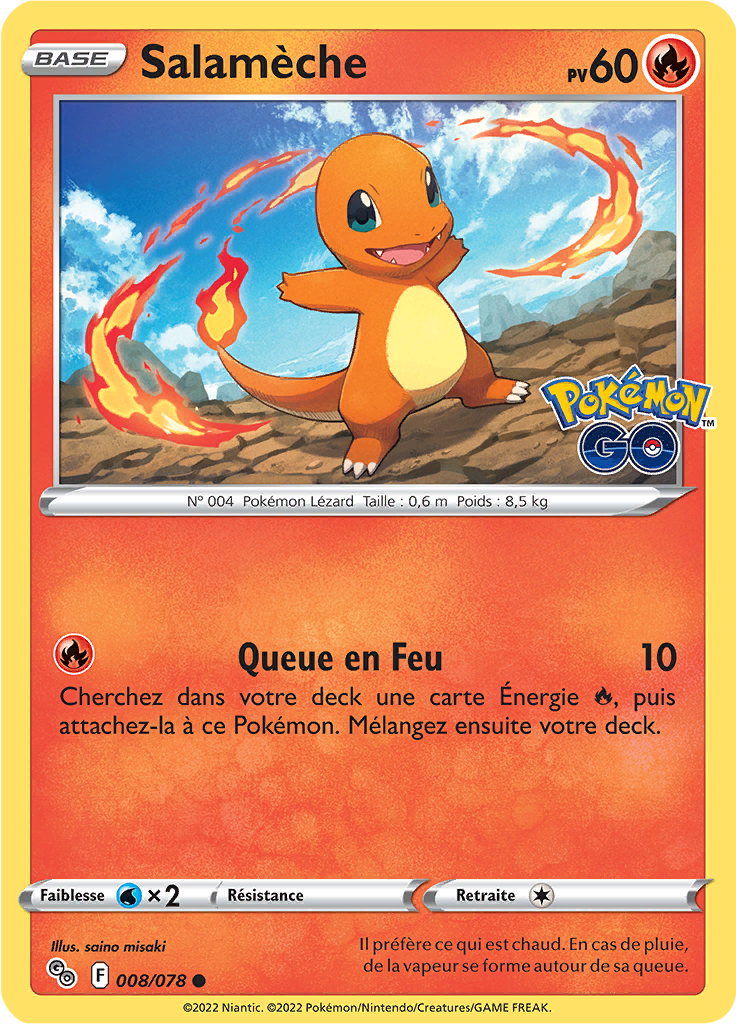 Salamèche (Pokémon GO 008) — Poképédia