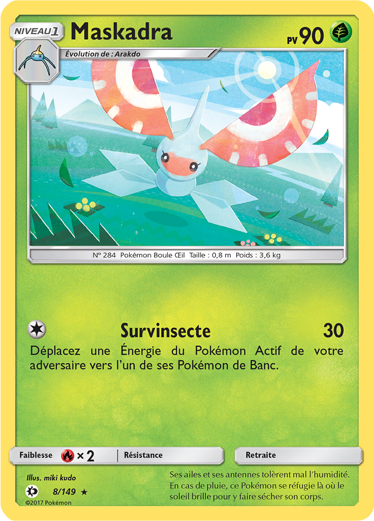 Soleil Lune Carte Pokemon Rare Maskadra 90 Pv 8 149 Toys Hobbies Collectible Card Games Soleil Lune Carte Pokemon Rare Maskadra 90 Pv 8 149 Toys Hobbies Collectible Card Games