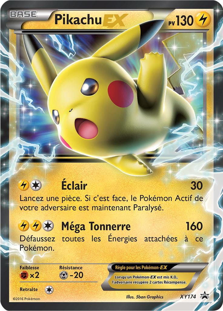 Pikachu-EX (Promo XY 174) — Poképédia