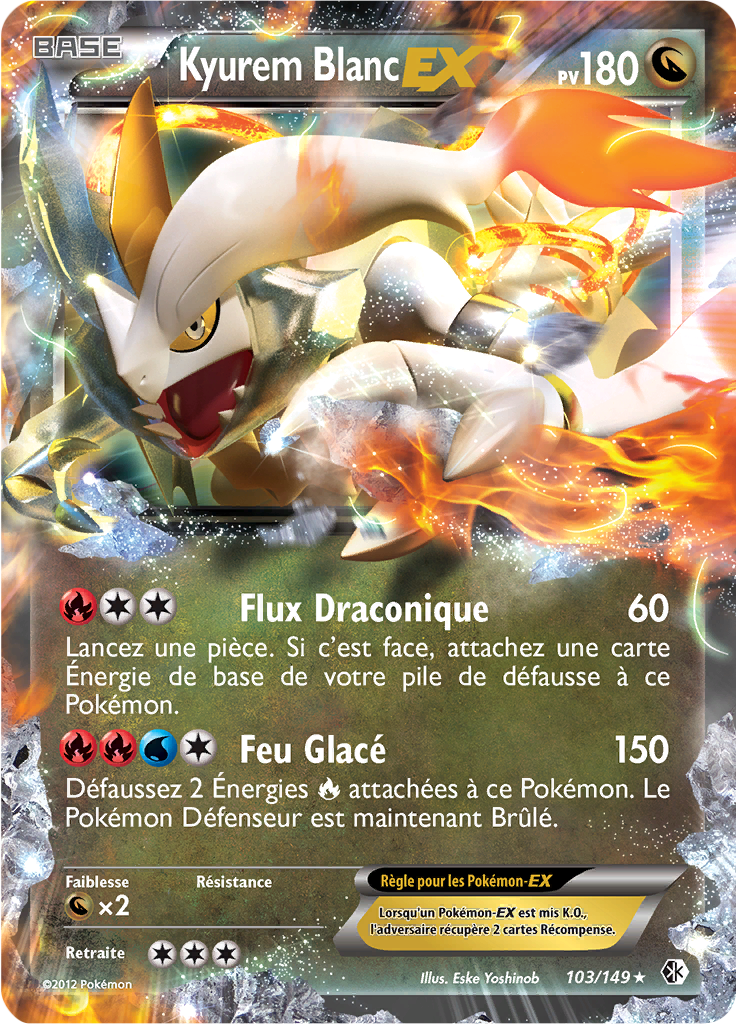 Kyurem BlancEX (Noir & Blanc Frontières Franchies 103) — Poképédia