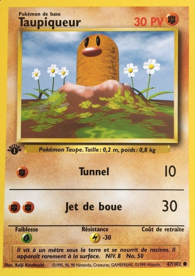 Taupiqueur (Set de Base 47) — Poképédia Taupiqueur (Set de Base 47) — Poképédia