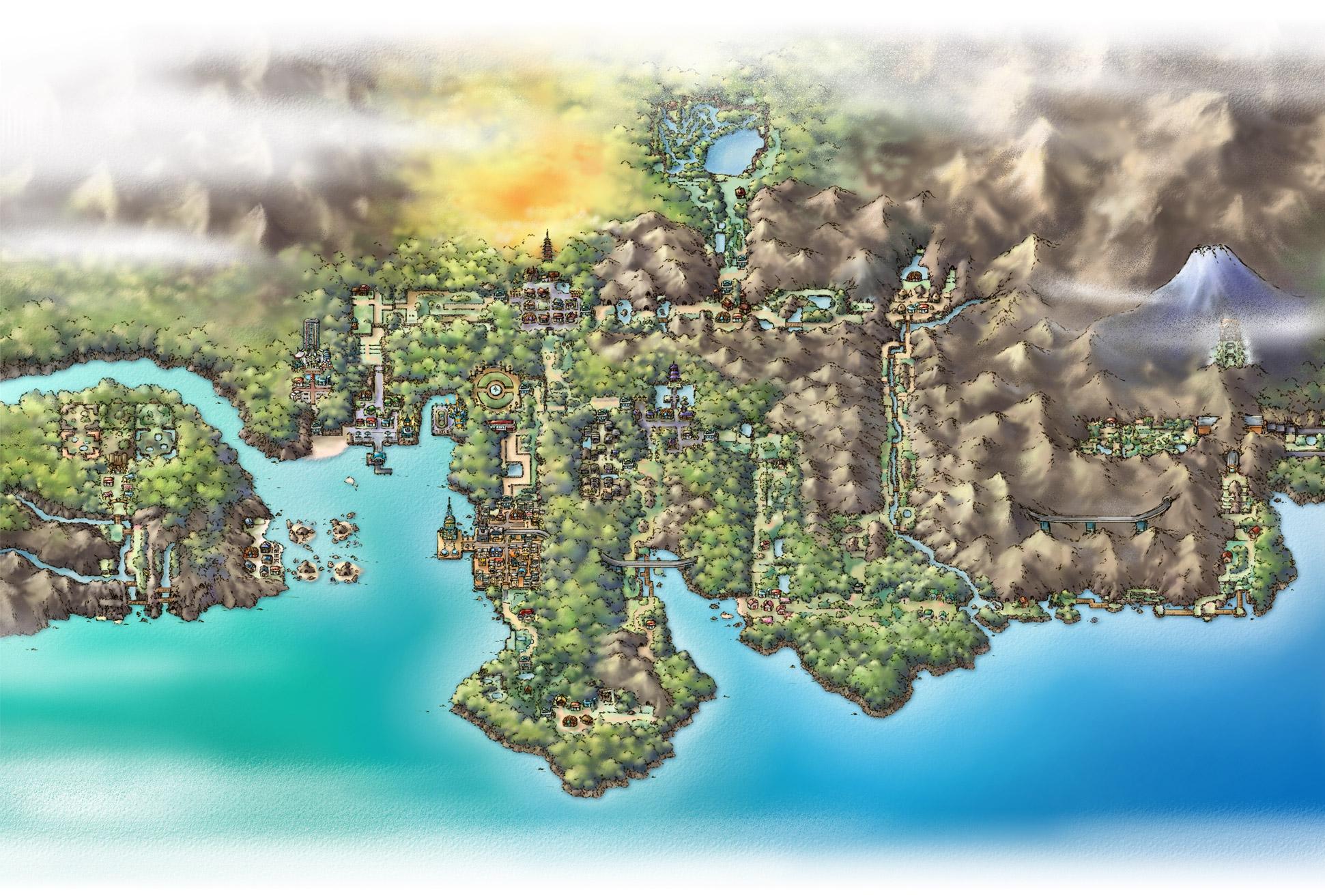 [CMN] Descriptions des environnements du Pokémonde Johto_HGSS