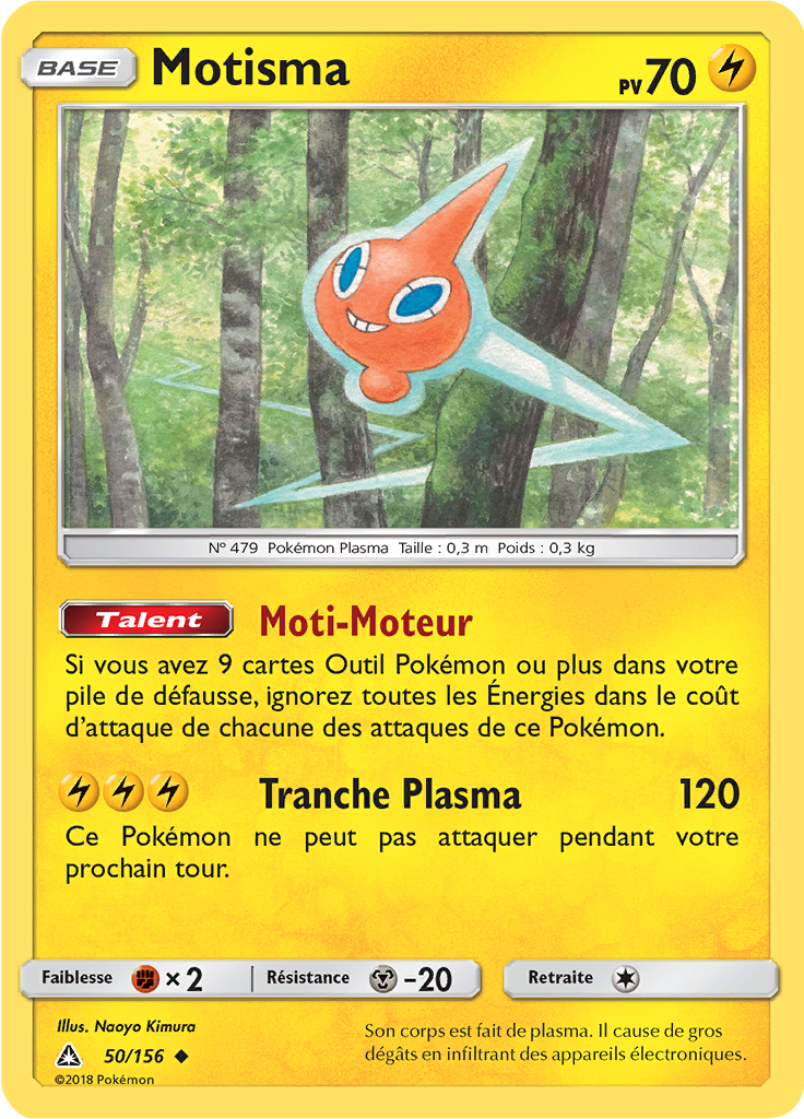 SL5 Ultra Prisme ☺ Carte Pokémon Motisma Tonte 14/156 VF NEUVE