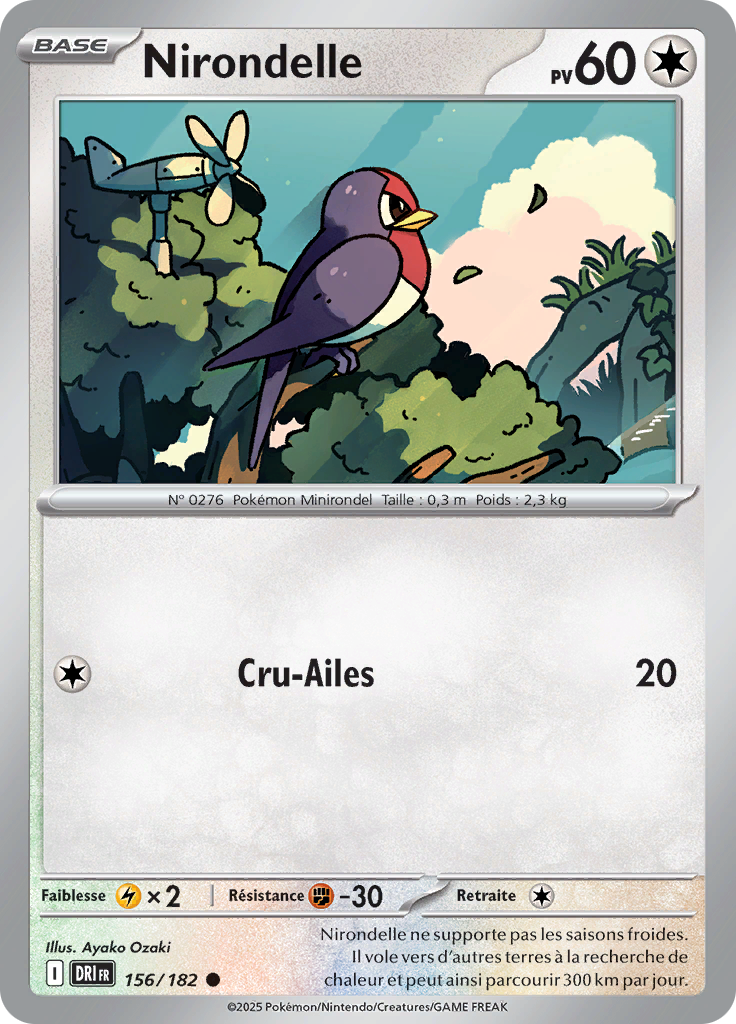 Nirondelle (Écarlate et Violet Rivalités Destinées 156)