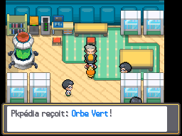 Fichier:Laboratoire Pokémon du Professeur Chen Orbe Vert HGSS.png