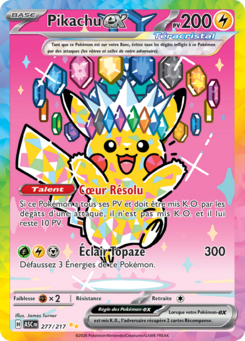Pikachu-ex (Méga-Évolution Héros Transcendants 277)