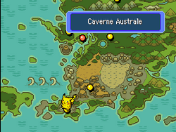 La Caverne Australe sur la carte.