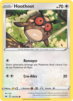 Hoothoot (Épée et Bouclier 143)