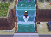 Utilisation de Cascade dans Pokémon Noir et Blanc