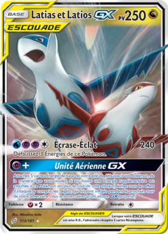 Latias et Latios-GX (Soleil et Lune Duo de Choc 113)