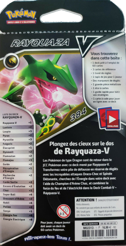 RayquazaV (deck) — Poképédia