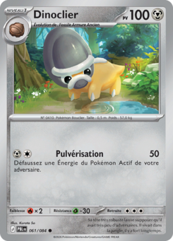 Dinoclier (Méga-Évolution Nuit Noire 061)