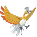 Shiny Ho-oh! Pixel Sprites by Magicdratini!