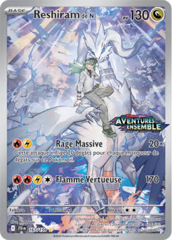 Reshiram de N (Écarlate et Violet Aventures Ensemble 167)