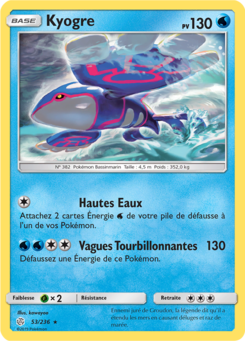 Kyogre (Soleil et Lune Éclipse Cosmique 53)