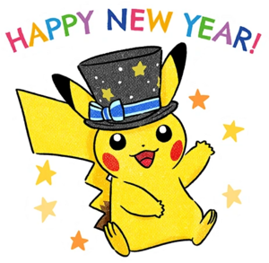 Sticker Nouvel An 2023 (Pikachu) - GO.png