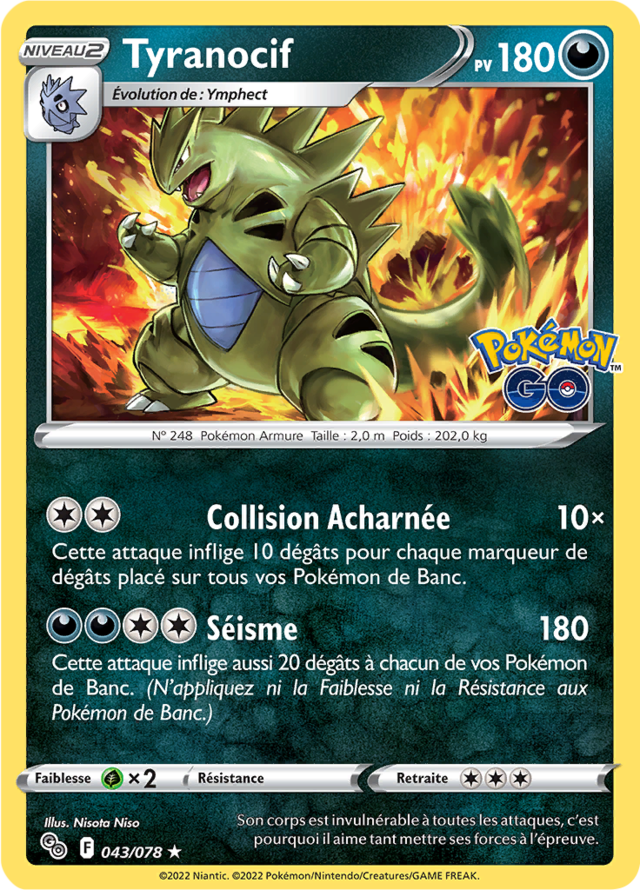 Tyranocif (Pokémon GO 043) — Poképédia
