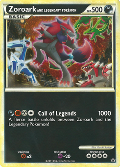 Zoroark and Legendary Pokémon (Promo HGSS)