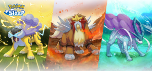 Recherche sur Raikou, Entei, et Suicune Sleep.png