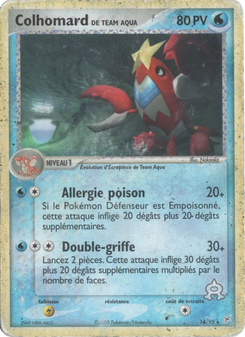 Colhomard de Team Aqua (EX Team Magma VS Team Aqua 14)