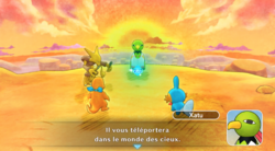 Le cristal de téléportation.