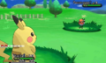 À partir de 4 cœurs dans sa stat Affection à la Poké Récré, le Pokémon se tournera vers le joueur pour savoir quoi faire !