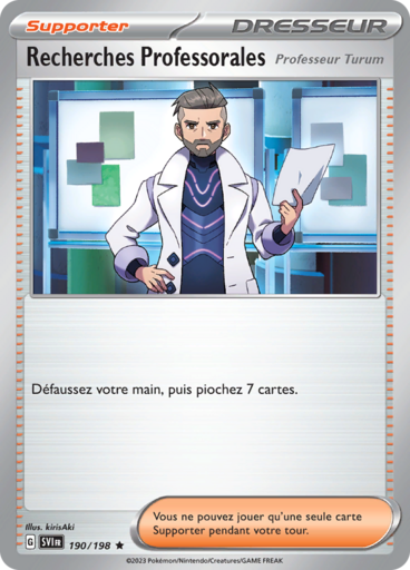 Recherches Professorales (Écarlate et Violet 190)