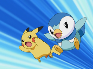 DP101 - Pikachu de Sacha et Tiplouf d'Aurore.png