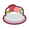 Gâteau à la rose
