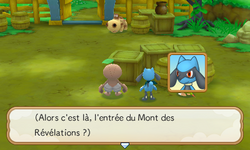 L'entrée du Mont des Révélations, gardée par Hippopotas…